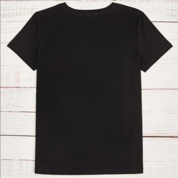 ❌Not For Sale❌ NEW Black Cotton T-Shirt Hello Sunshine Slogan Tee - Picture 6 of 6
